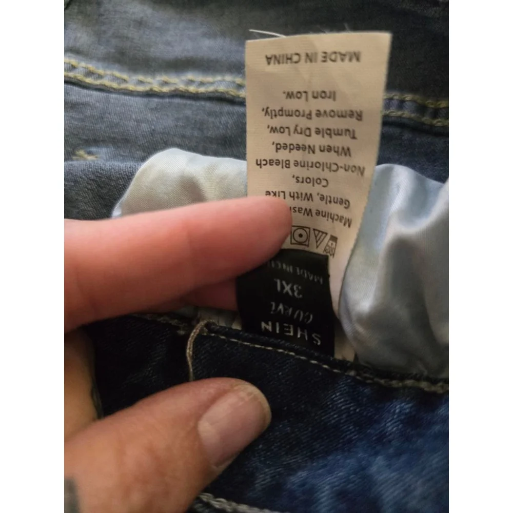 Women's Plus Size Blue Flare & Wide Leg Frayed Embellished Jeans 3XL